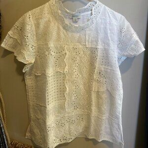 sundance white blouse